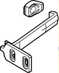 295.5500 Kindersicherung Metabox Teil- (320) und Vollauszug (330) inkl. Aushängestop