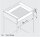 770M3002S blum LEGRABOX pure, oriongrau matt Zarge M=90,3mm, NL=300 mm