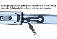 Set Kugelauszug TOUCH TO OPEN 400mm