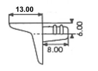 4303.501 Bodenträger KISO 5mm