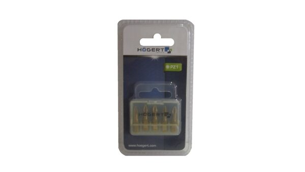 WZ3848 Schraubendreher-Bits PZ1 mit Titan-Nitrid-Beschichtung