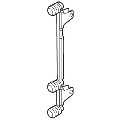LEGRABOX Frontbefestigung für Höhe C Expando, symmetrisch ZF7C70E2