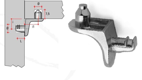4301.400 Bodenträger GIPI 5mm