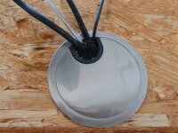 Kabeldurchlass Inox/Edelstahl Finish D60mm