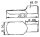 4303.210 Bodenträger SERVO 5 Stahl ø 5mm vernickelt