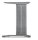 Schreibtischgestell Stahl silbergrau 725mm